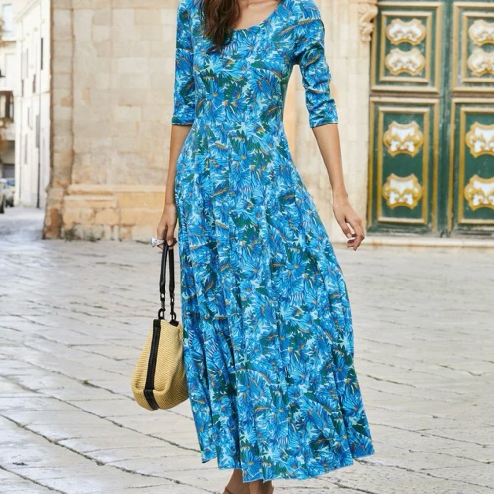 Peruvian Connection Maldives Maxi Dress. Medium.